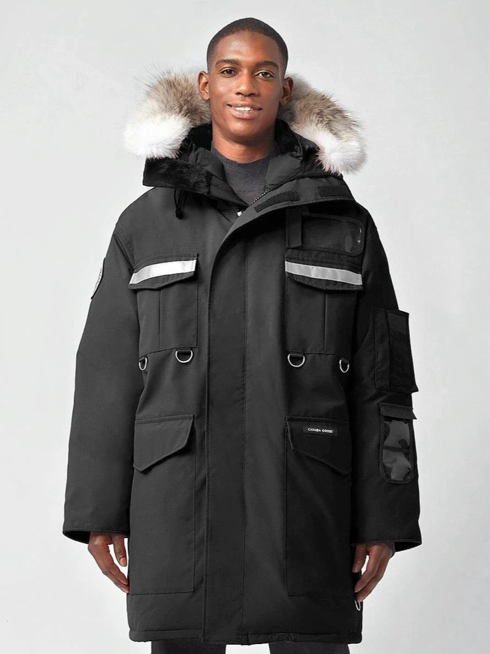 Canada Goose Expedition Parka Men's Black Parka Size Large